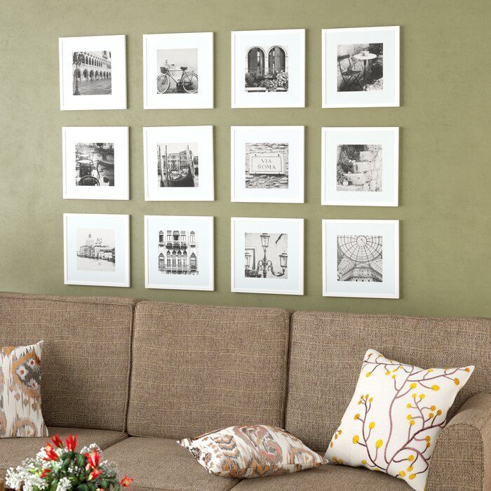 12 Piece Noland Matted Picture Frame Set | Picture Frame Sets, Picture In 12 Piece Wall Art (View 2 of 15)