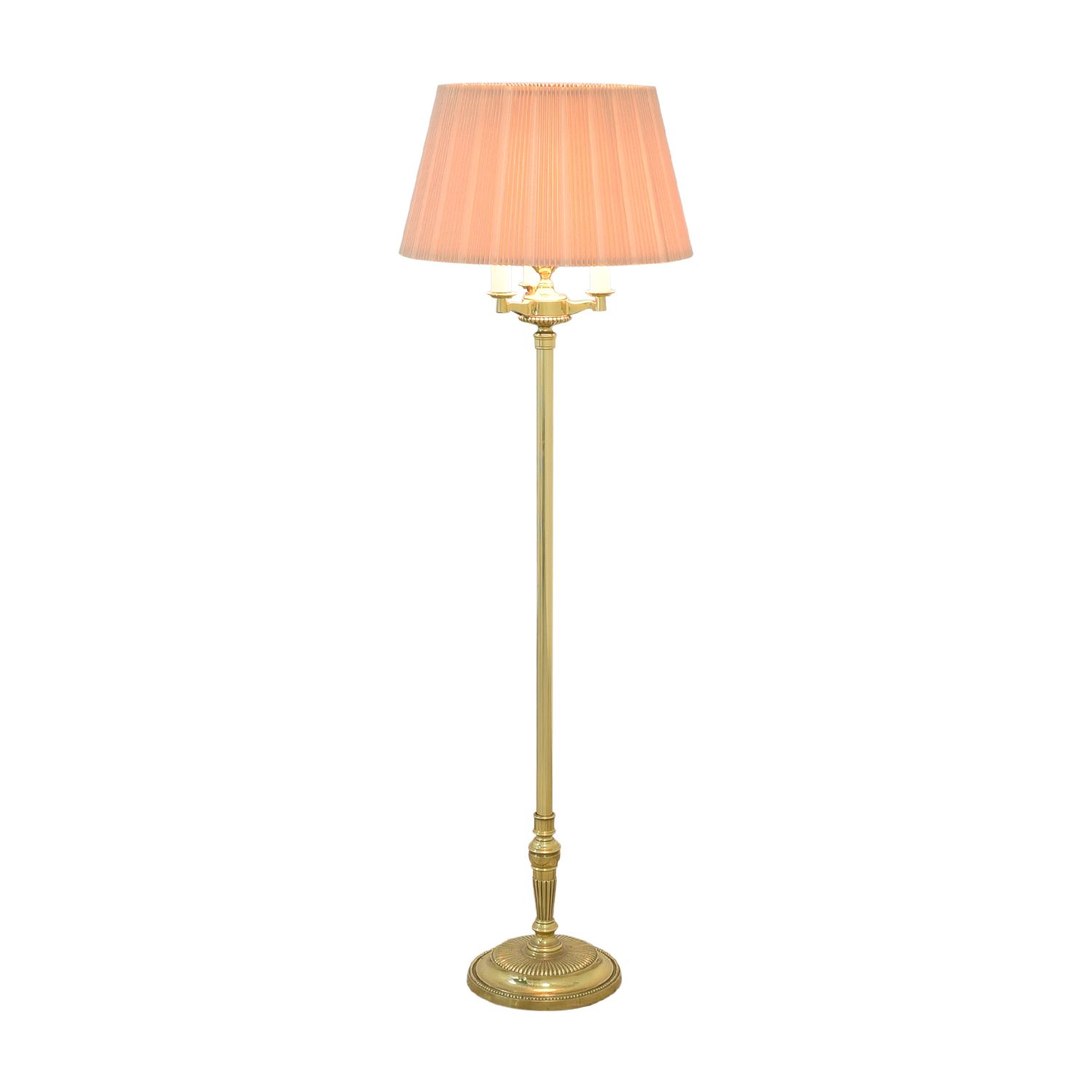 37% Off – Stiffel Stiffel Vintage Gold Tone Standing Floor Lamp / Decor Within Stiffel Wall Art (View 12 of 15)