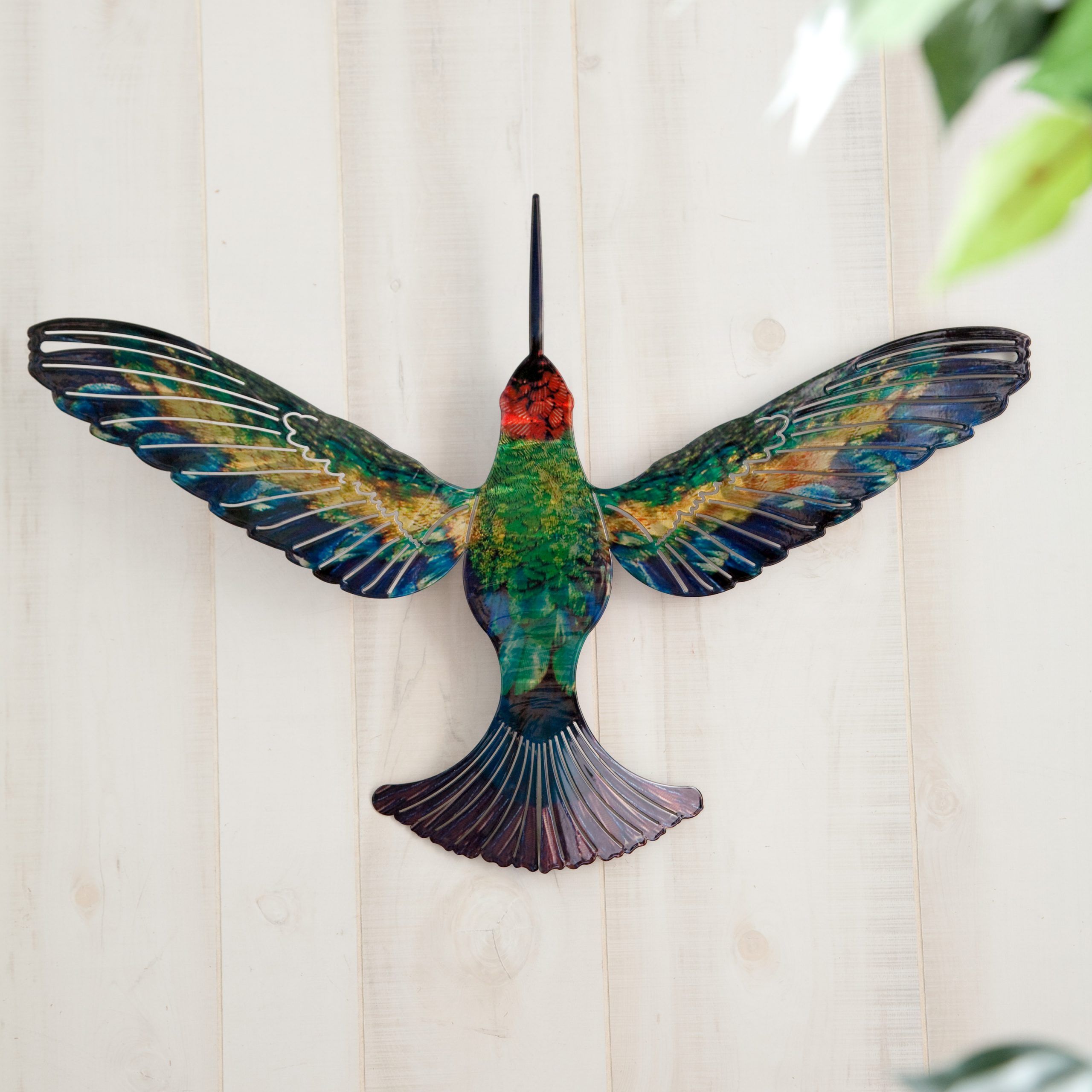 3D Hummingbird Metal Outdoor Wall Art At Hayneedle Intended For Birds Metal Wall Art (View 10 of 15)