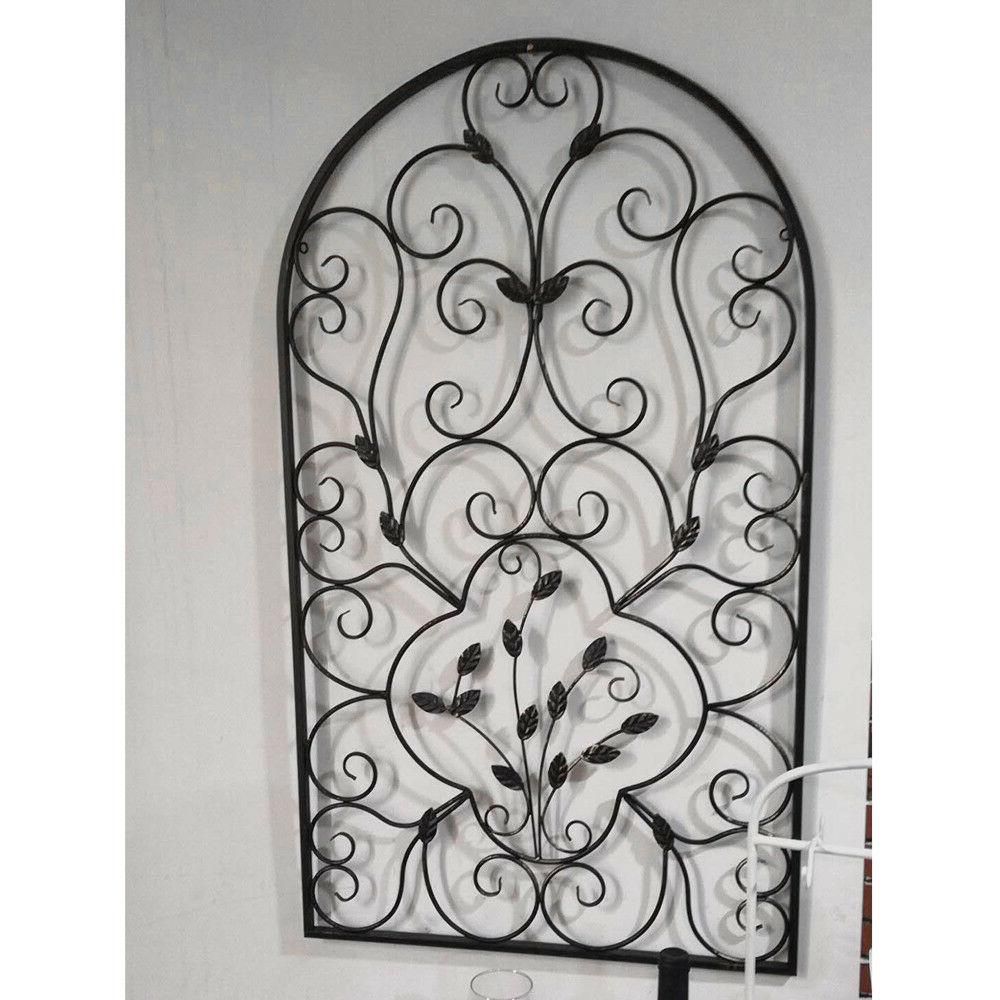 41" Hanging Wrought Iron Metal Arch Wall Art For Arched Metal Wall Art (View 10 of 15)