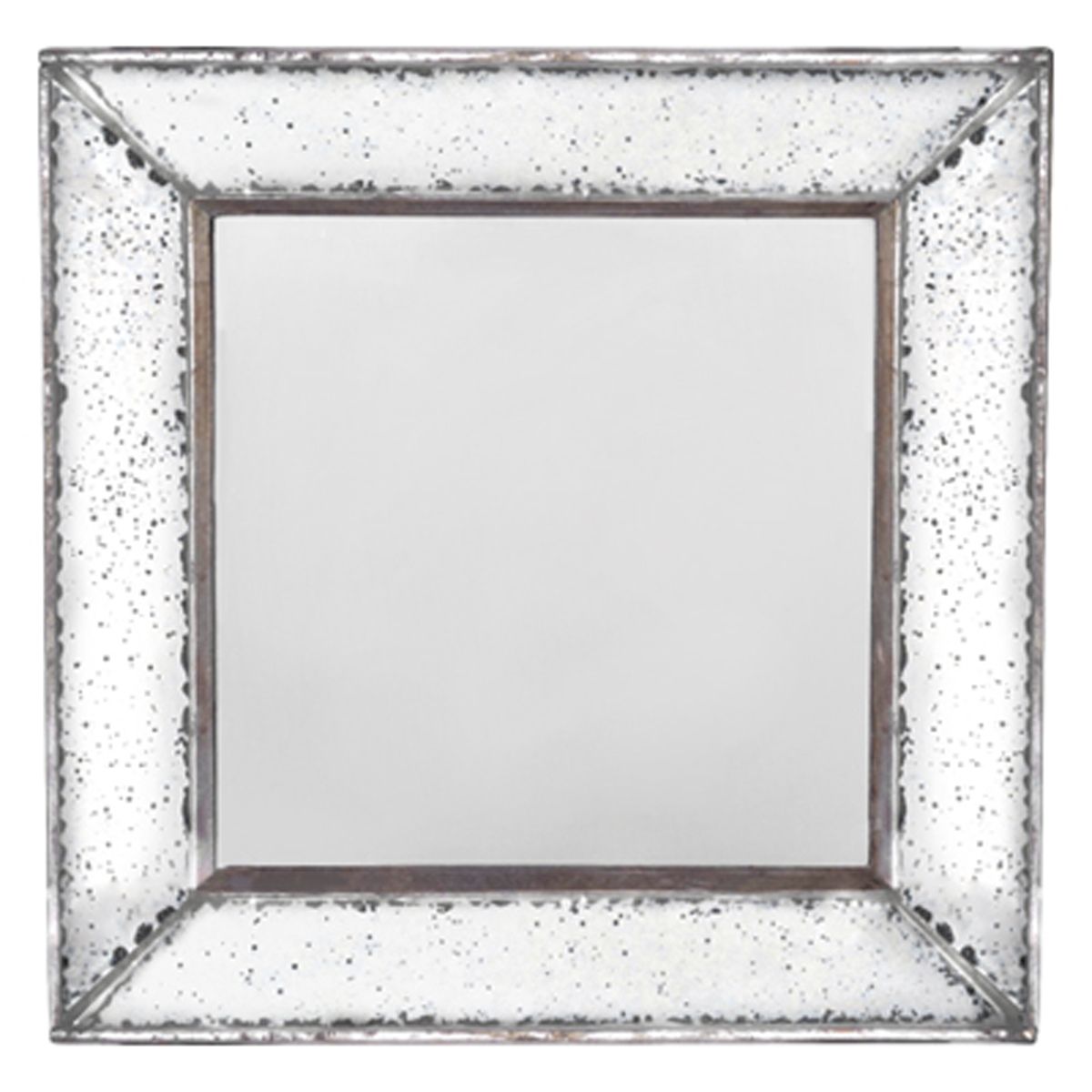 A&b Home Antique Look Framess Square Wall Mirror Tray – Walmart Pertaining To Antique Square Wall Art (View 3 of 15)