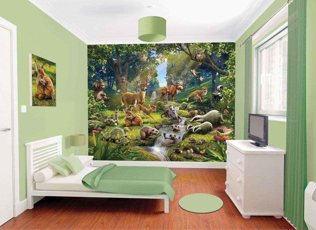 Alessandra 12 Piece Wall Mural | Kids Wall Murals, Animal Nursery Mural Regarding 12 Piece Wall Art (View 9 of 15)