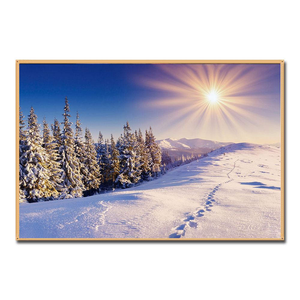 Aliexpress : Buy Winter Sunrise Sunset Wall Art Posters And Prints Inside Sunset Wall Art (View 15 of 15)