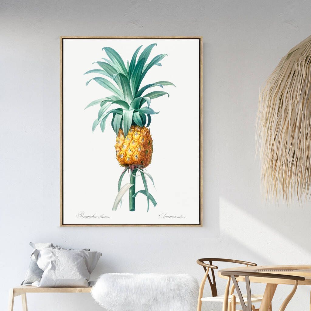 Ananas, Drop Shadow Framed Wall Artbeach Lane Art Pertaining To Droplet Wall Art (View 1 of 15)