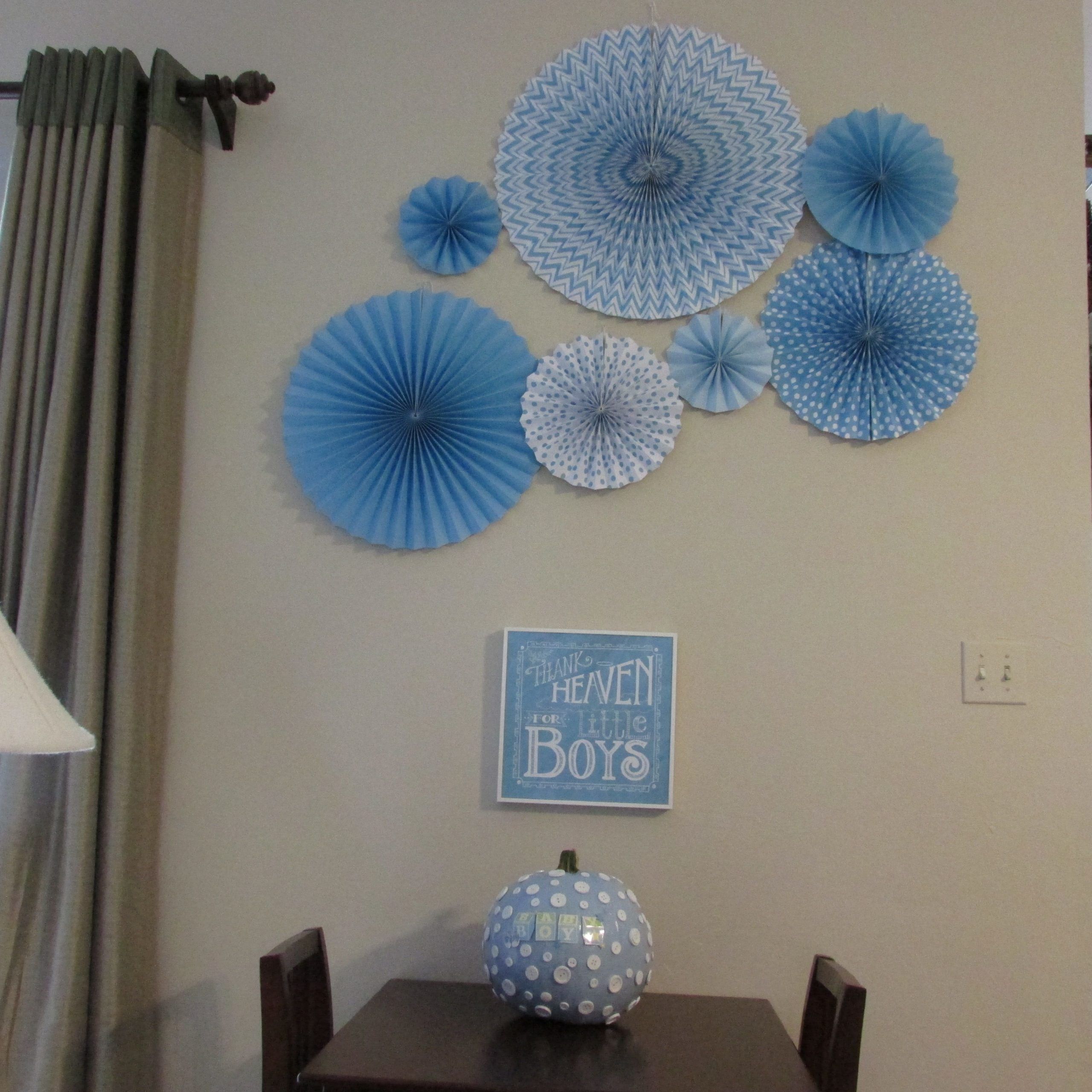 Blue Pinwheel Wall Decorations | Decor, Wall Decor, Home Decor Decals For Pinwheel Wall Art (View 4 of 15)