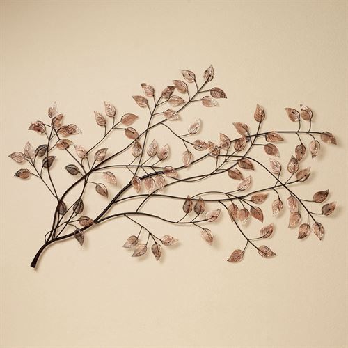Branches At Sunrise Leaf Metal Wall Sculpture With Regard To Branches Metal Wall Art (View 5 of 15)