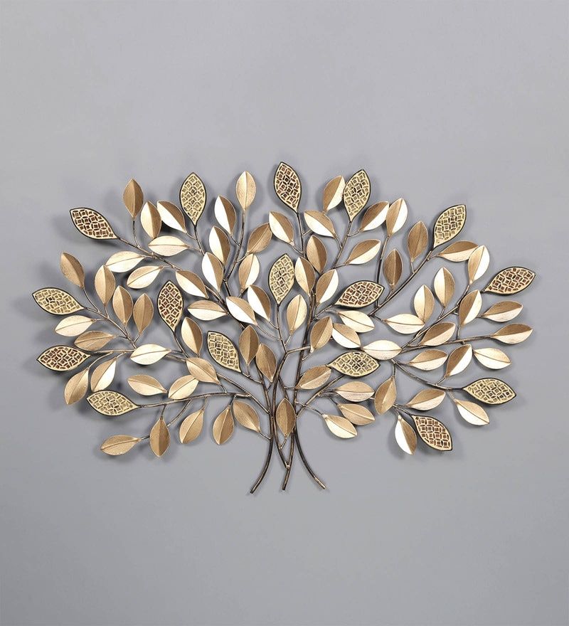 Buy Gold Wrought Iron Decorative Wall Artglobal Glory Online Throughout Sparks Metal Wall Art (View 12 of 15)