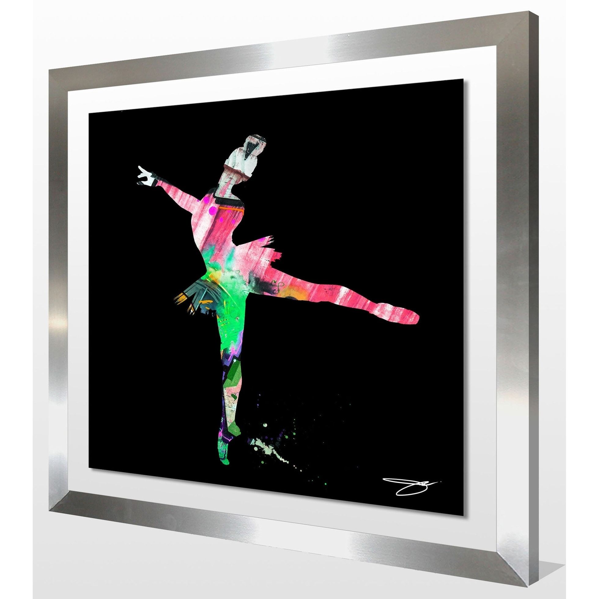 By Jodi "dancer 1" Framed Acrylic Wall Art Décor | Ebay Intended For Dancers Wall Art (View 6 of 15)