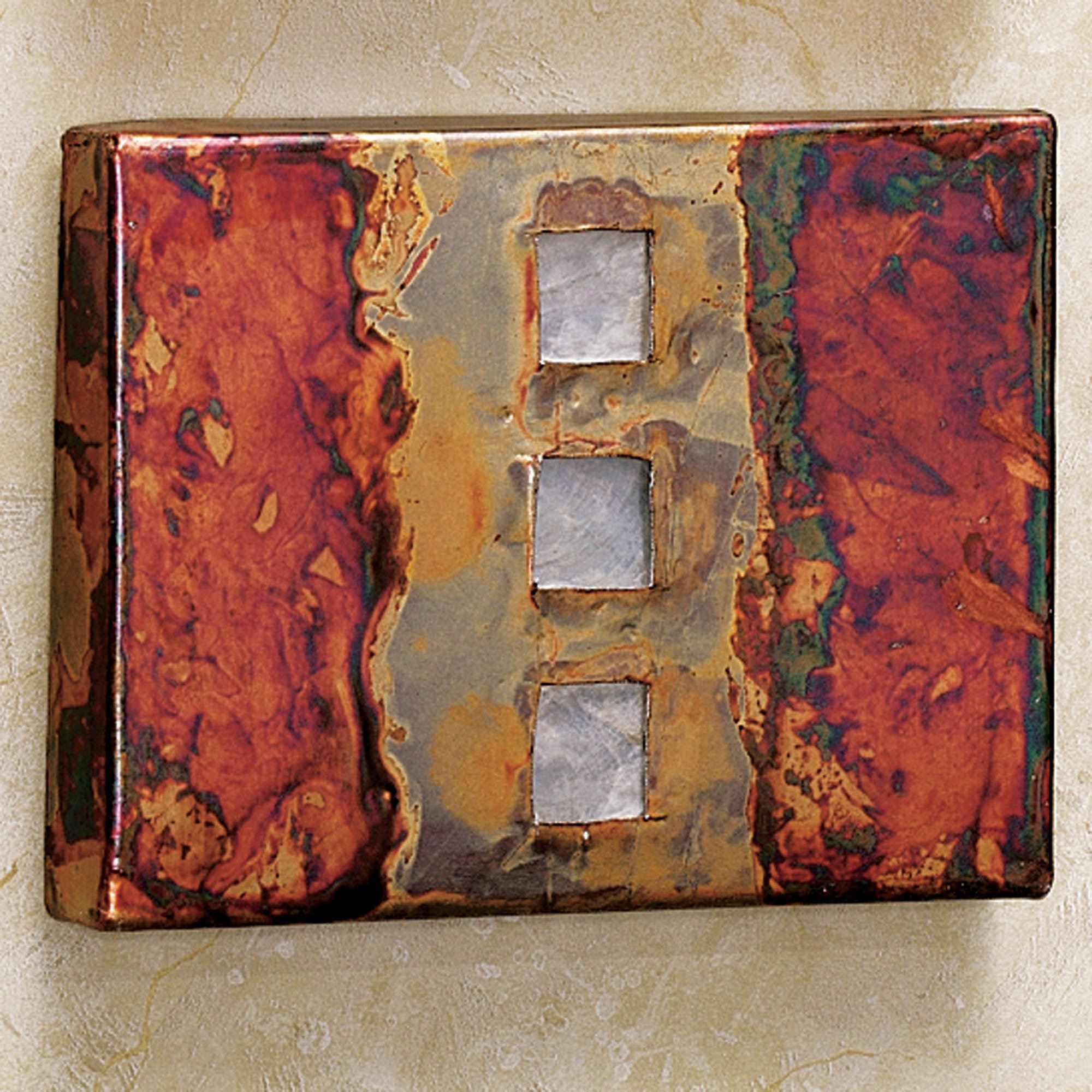 Copper Studio Metal Wall Art Plaque Set Pertaining To Copper Metal Wall Art (View 6 of 15)