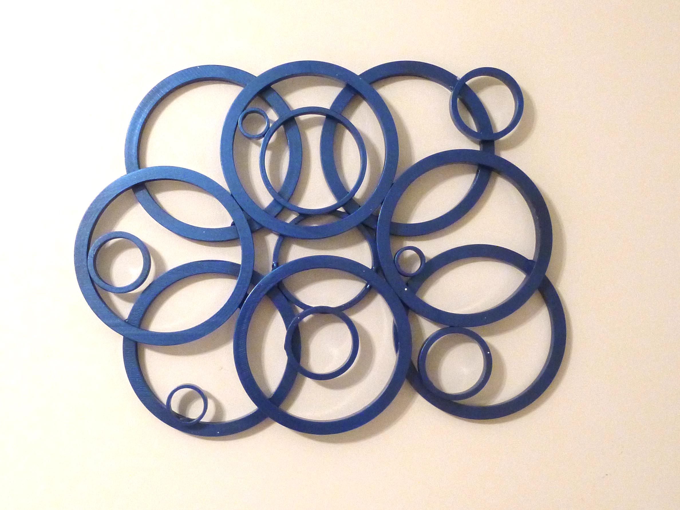 Custom Made Circle Or Ring Wall Artpsa Custom Creations Llc With Regard To Layered Rings Metal Wall Art (View 13 of 15)
