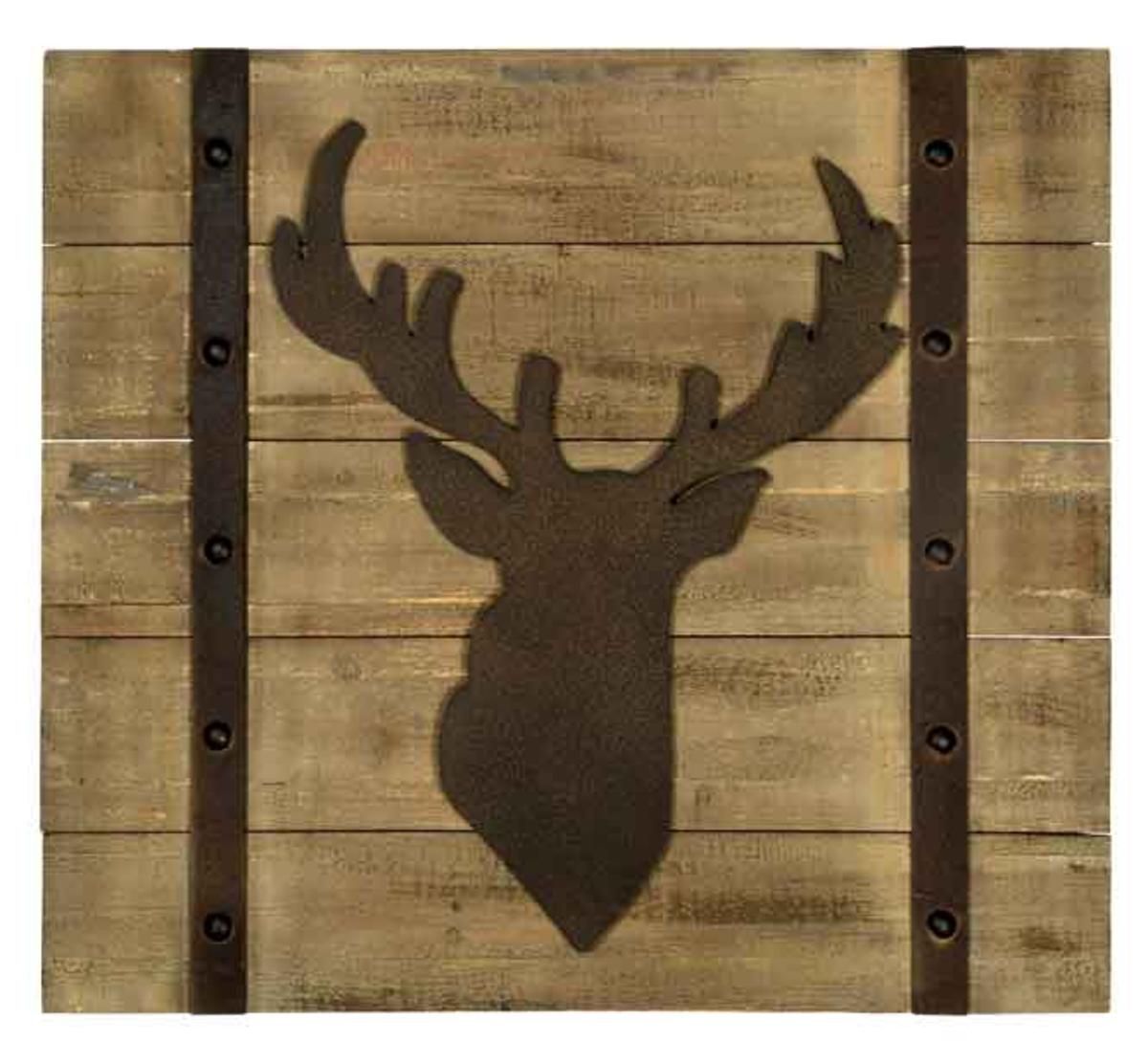 Deer Head Wall Art | Badcock Home Furniture &more Within Deer Wall Art (View 9 of 15)