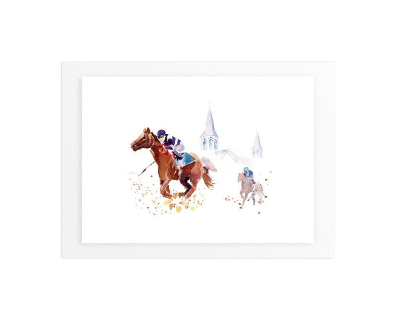 Derby Day Wall Art Printshaley Mistler | Minted For Derby Wall Art (View 4 of 15)