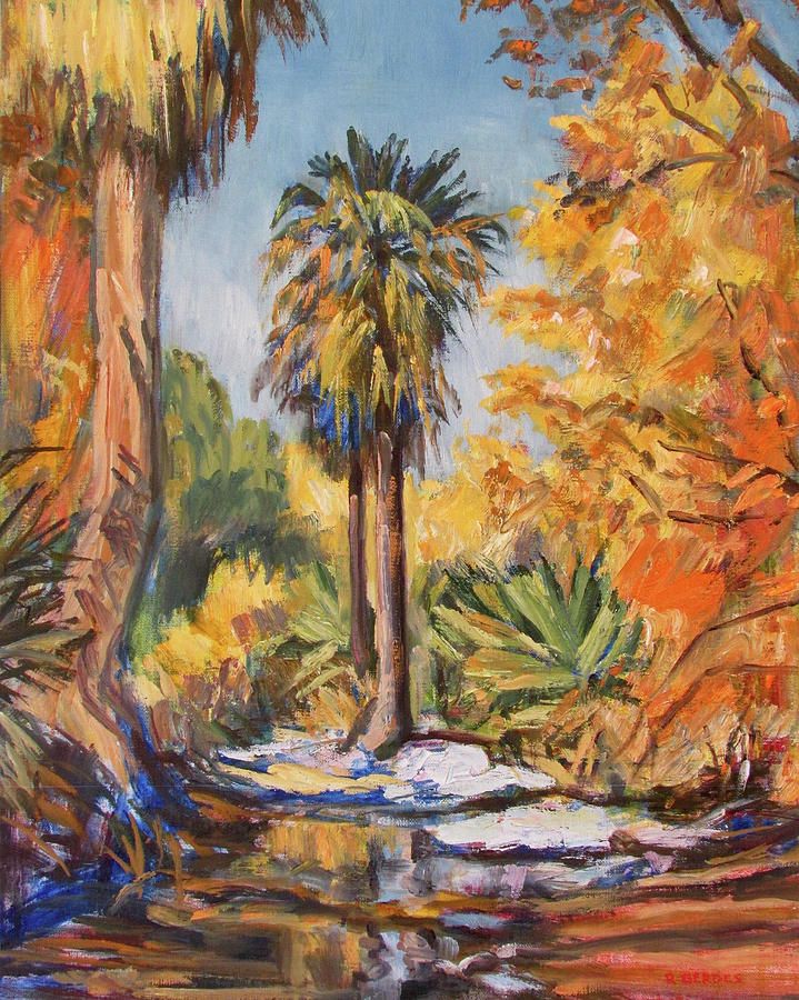 Desert Palms Paintingrobert Gerdes Regarding Desert Palms Wall Art (View 2 of 15)
