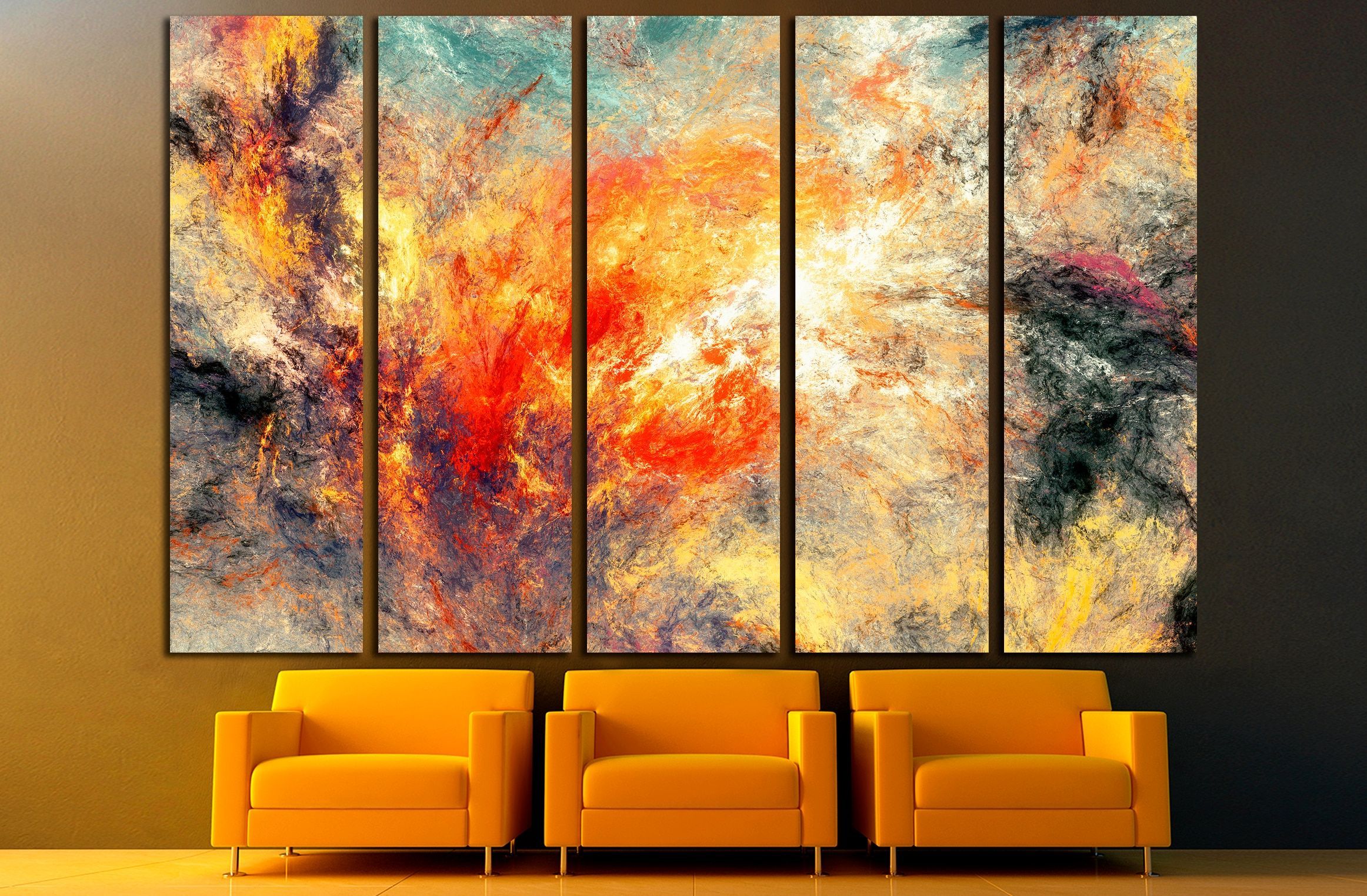 Dynamic Multi Color Painting | Painting, Extra Large Wall Art Pertaining To Mmulti Color Metal Wall Art (View 14 of 15)