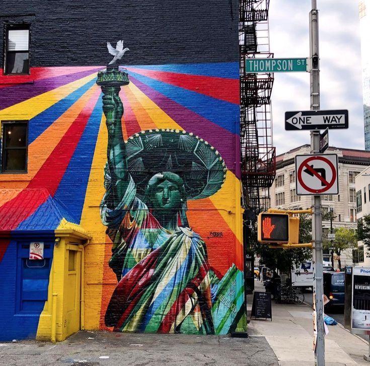 Eduardo Kobra In Nyc, 2018 | New York Street Art, Murals Street Art Pertaining To City Street Wall Art (View 4 of 15)