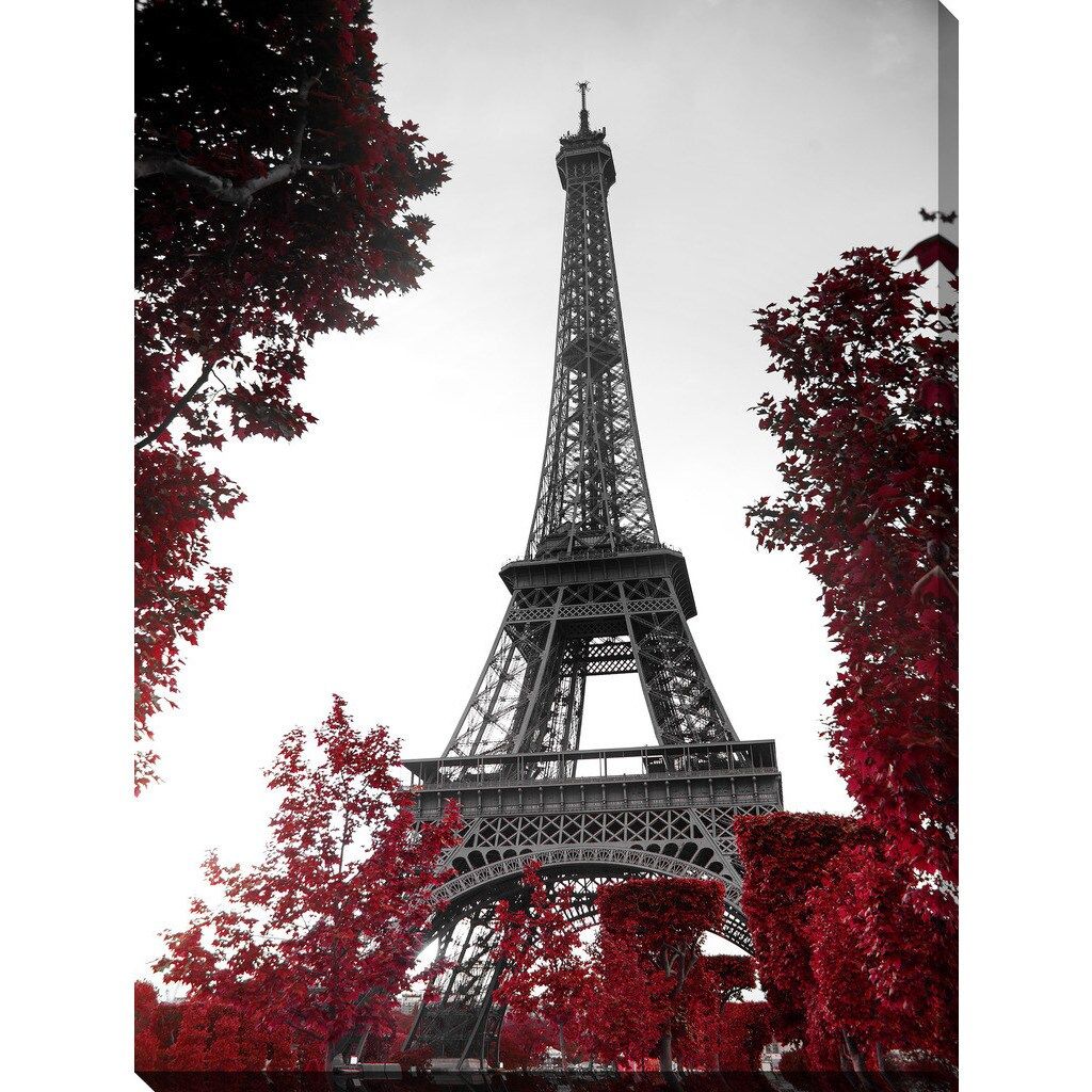 "Eiffel Tower" Giclee Print Canvas Wall Art | Ebay Inside Tower Wall Art (View 2 of 15)