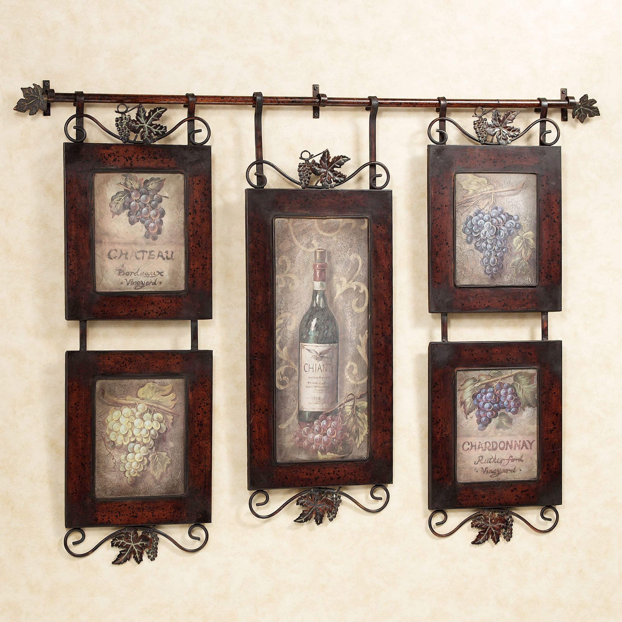 Emilion Wine Wall Art From Uttermost In Wine Wall Art (View 9 of 15)