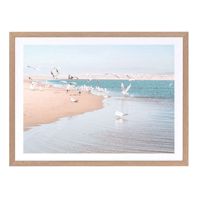 Flock Of Seagulls Framed Art Printurban Road | Zanui With Regard To Flock Wall Art (View 4 of 15)