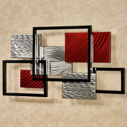 Framed Array Indoor Outdoor Abstract Metal Wall Sculpture With Regard To Looping Metal Wall Art (View 9 of 15)