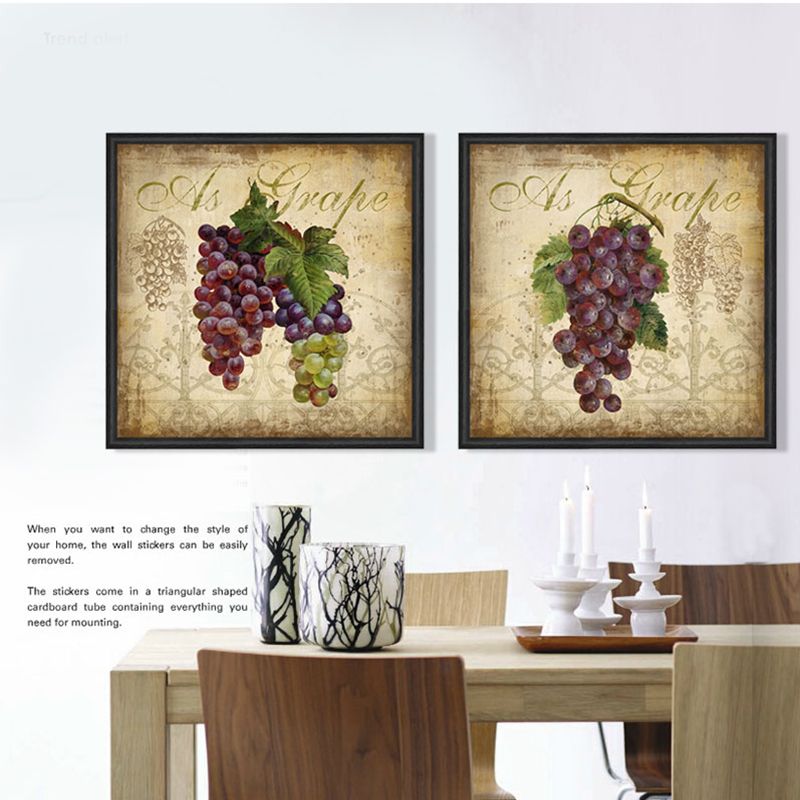 Fruit Painting Still Life Grape Poster Vintage Home Decor Wall Art With Regard To Grapes Wall Art (View 8 of 15)