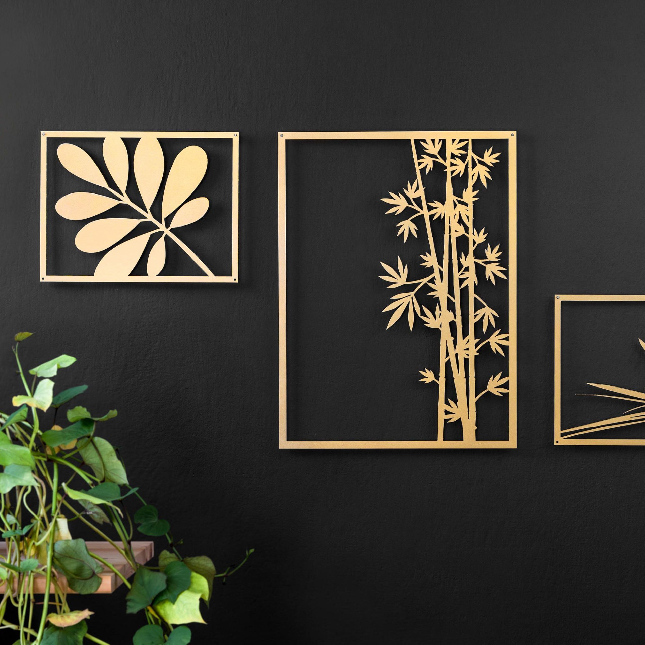 Gold Metal Wall Art Leaves – Arts Garage For Leaf Metal Wall Art (View 3 of 15)