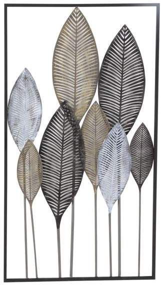 Gwg Outlet Metal Leaf Wall Decor | Metal Leaf Wall Art, Leaf Wall Art Pertaining To Pierced Metal Leaf Wall Art (View 9 of 15)