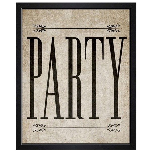 Hatcher & Ethan 'party Vintage' Framed Print | Vintage Home Accessories Throughout Hatcher Wall Art (View 7 of 15)