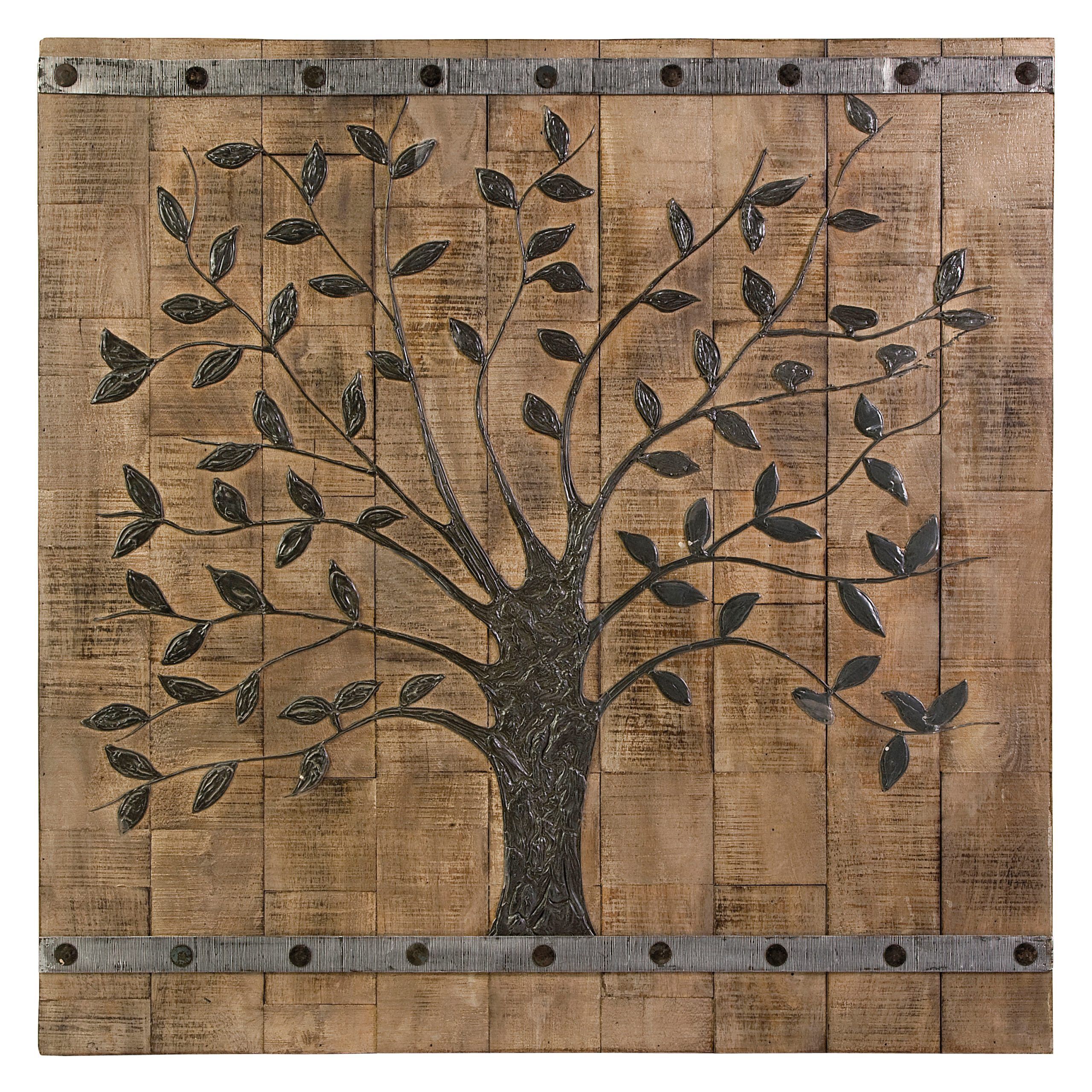 Imax Tree Of Life Wood Wall Panel – 36W X 36H In (View 5 of 15)