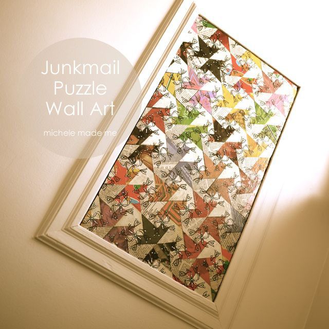 Junkmail Puzzle Wall Art – Michele Made Me For Puzzle Wall Art (View 9 of 15)
