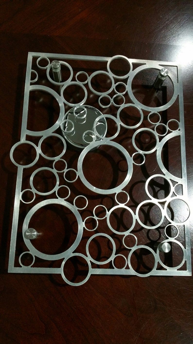 Laser Cut Metal Decorative Wall Art Panel Sculpture For Home | Etsy Intended For Laser Cut Metal Wall Art (View 12 of 15)