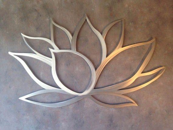 Lotus Flower Metal Wall Art Lotus Metal Artinspiremetals Intended For Coins Brass Metal Wall Art (View 10 of 15)