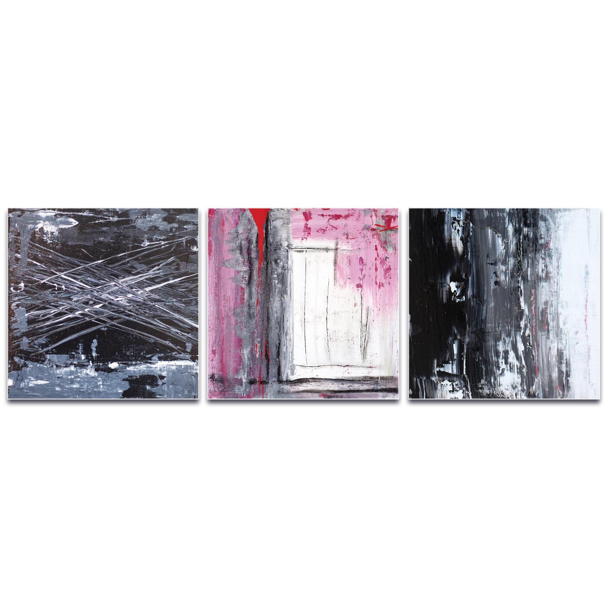 Metal Art Studio – Urban Triptych 6 Largeceleste Reiter – Abstract With Regard To Urban Metal Wall Art (View 10 of 15)