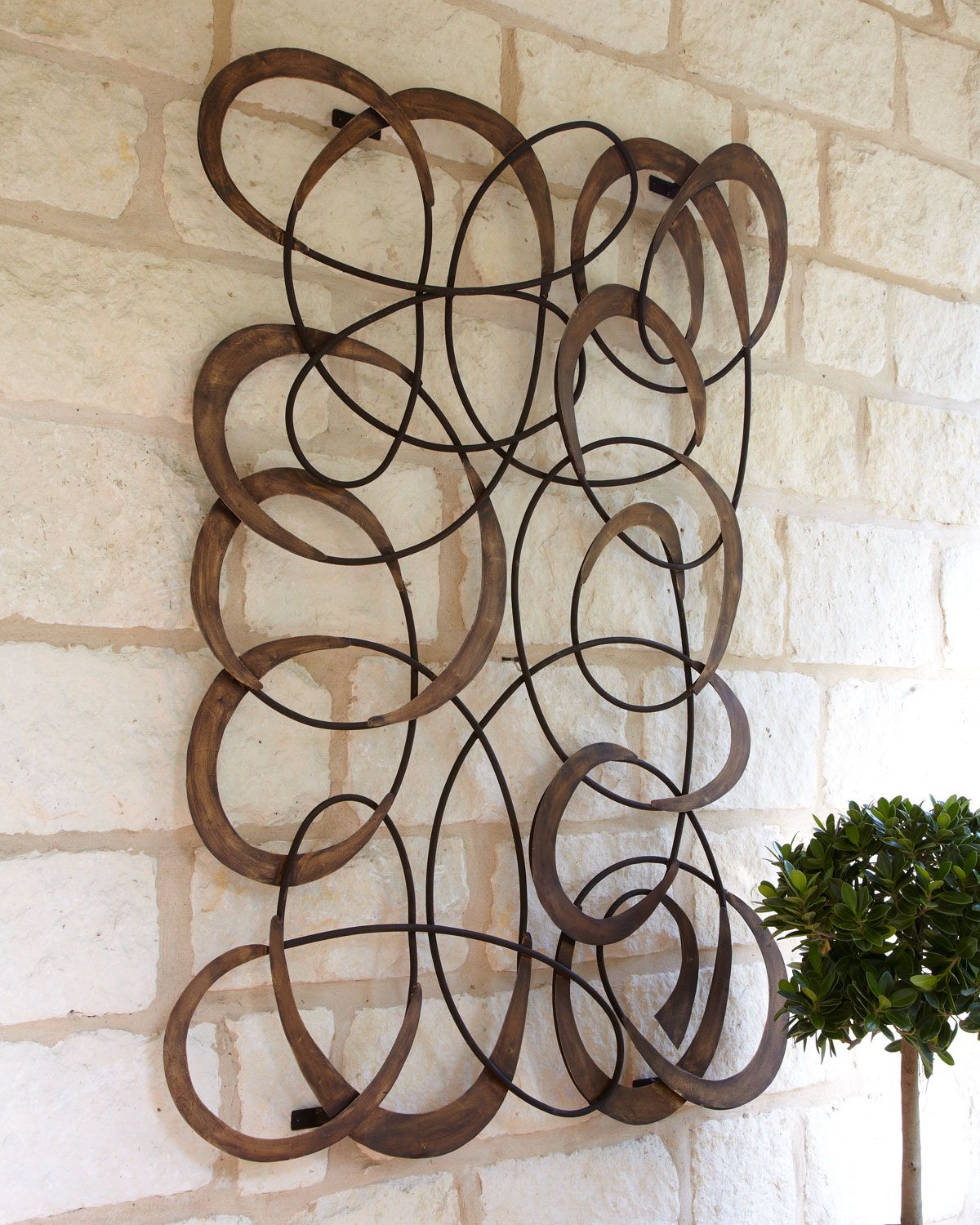Metal Wall Art Circles – Ideas On Foter With Regard To Swirly Rectangular Wall Art (View 6 of 15)