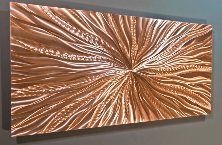 Metal Wall Art – Copper Wall Art – Inlight Decorations – Paintings Intended For Copper Metal Wall Art (View 3 of 15)