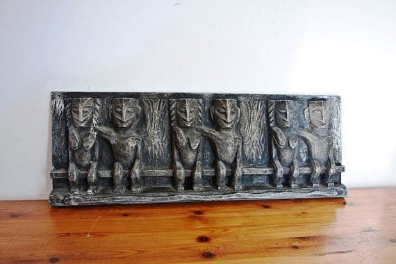 Metal Wall Sculpture Pewter Plaque Wall Artcozytraditions, $ (View 12 of 15)