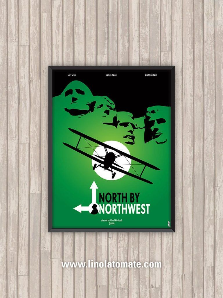 Movie Northnorthwest – Poster | Canvas Wall Art Print – John Sneaker With Regard To Northwest Wall Art (View 1 of 15)