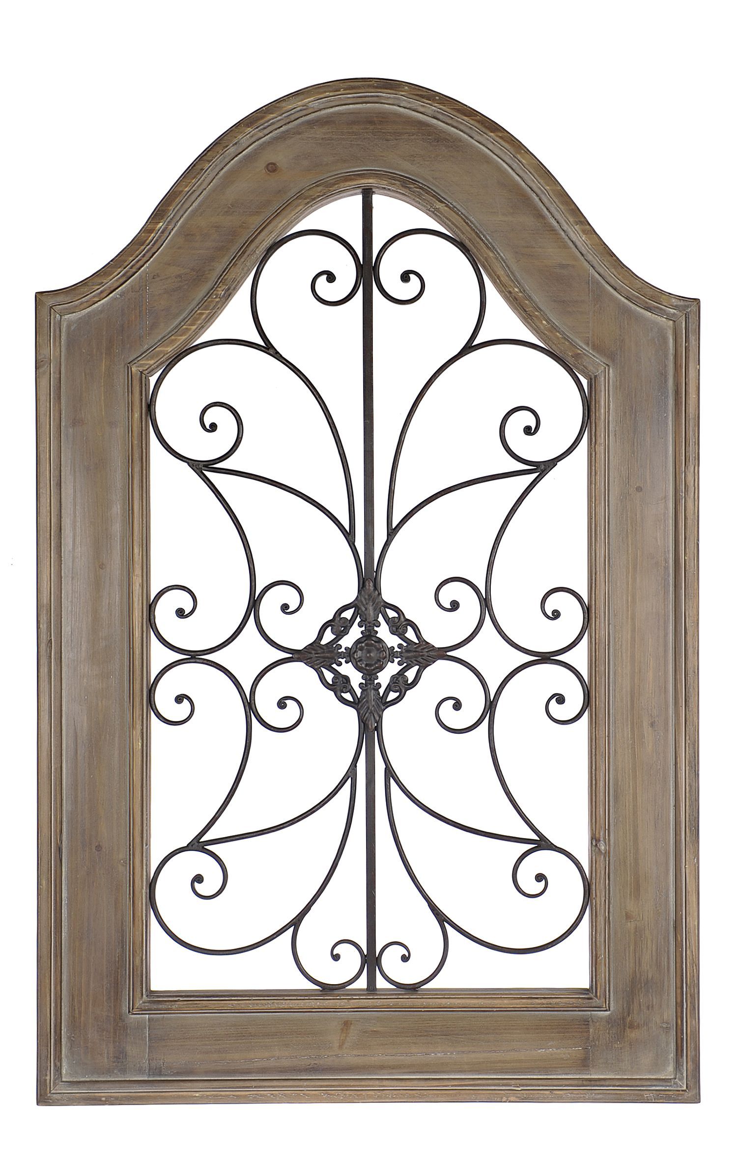 Natural Arch Wood And Metal Wall Plaque | Metal Wall Plaques, Metal For Arched Metal Wall Art (View 2 of 15)