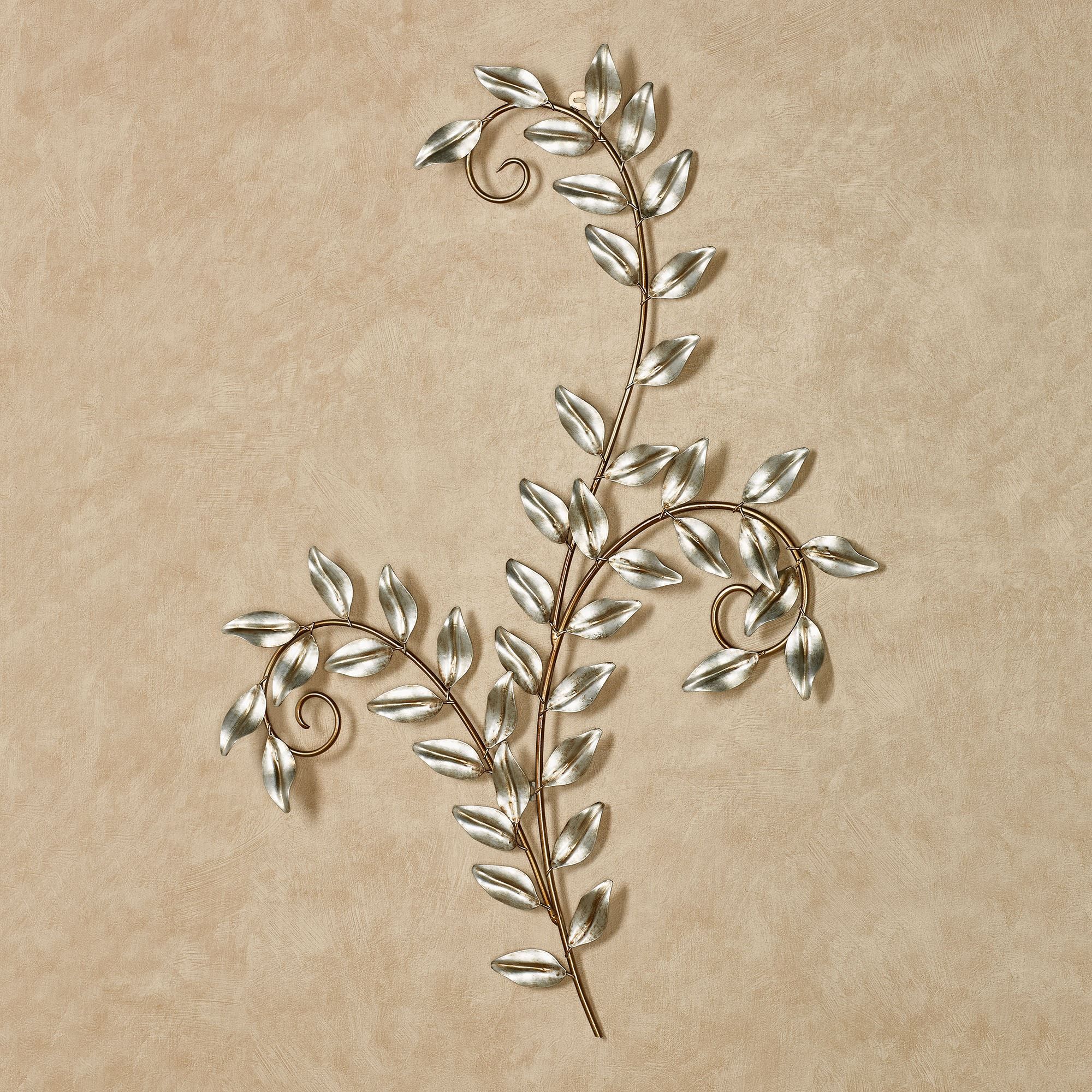 Natures Imprint Leafy Branch Metal Wall Art For Branches Metal Wall Art (View 2 of 15)