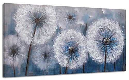 Pogusmavi Dandelion Painting Wall Art Canvas Print Picture For Living Intended For Crestview Bloom Wall Art (View 11 of 15)