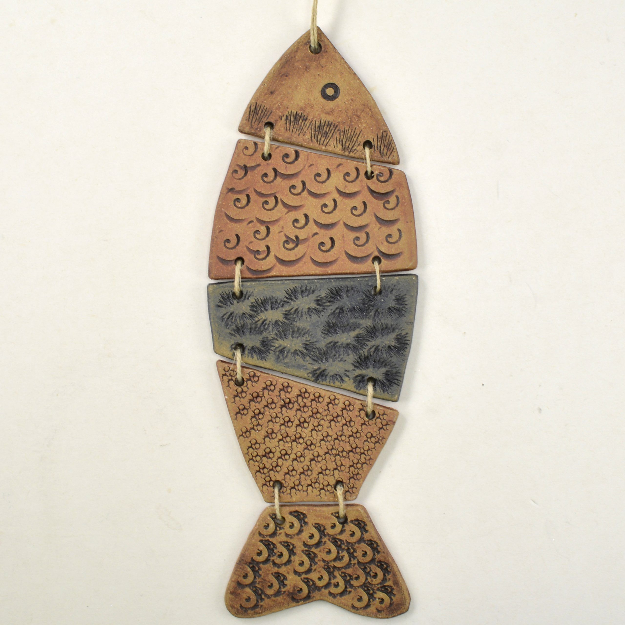 Pottery Fish Wall Decor – Seagrapes Studio Inside Fish Wall Art (View 14 of 15)