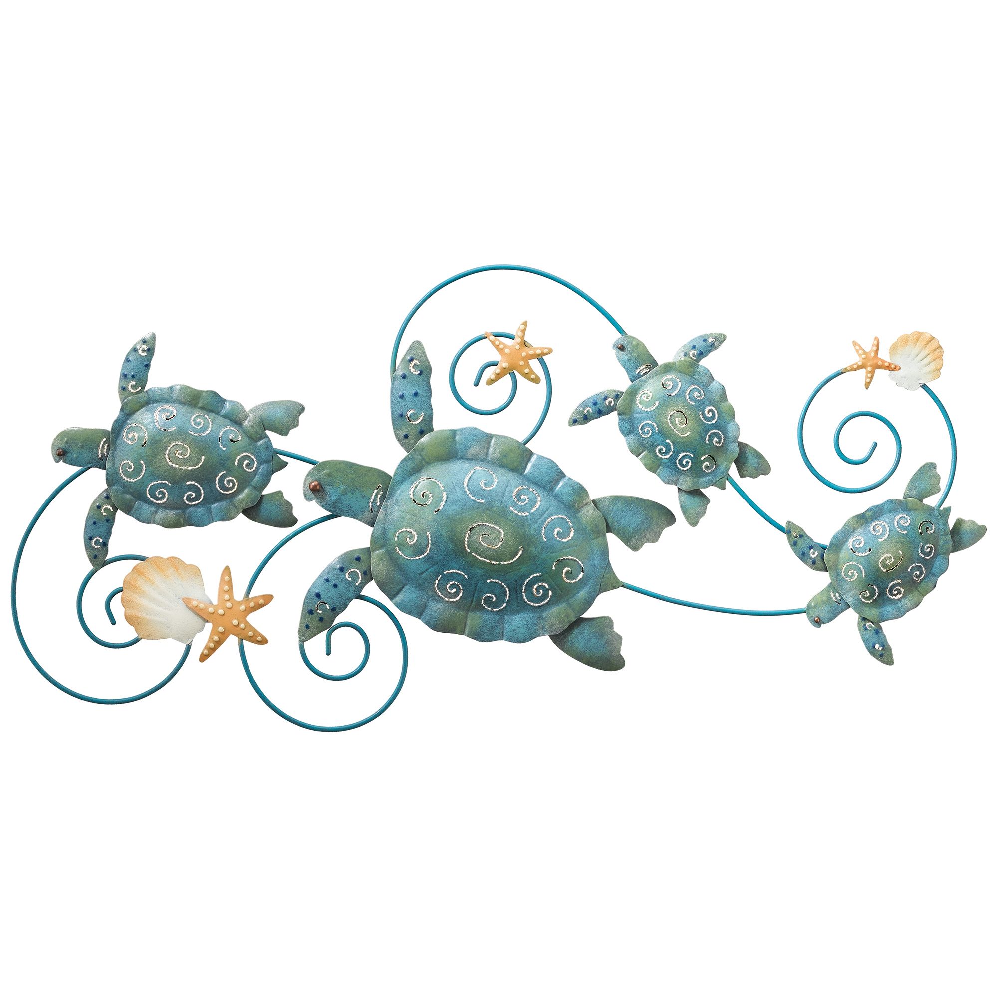 Regal Metal Sea Turtle Wall Decor | Ross Simons With Turtles Wall Art (View 11 of 15)