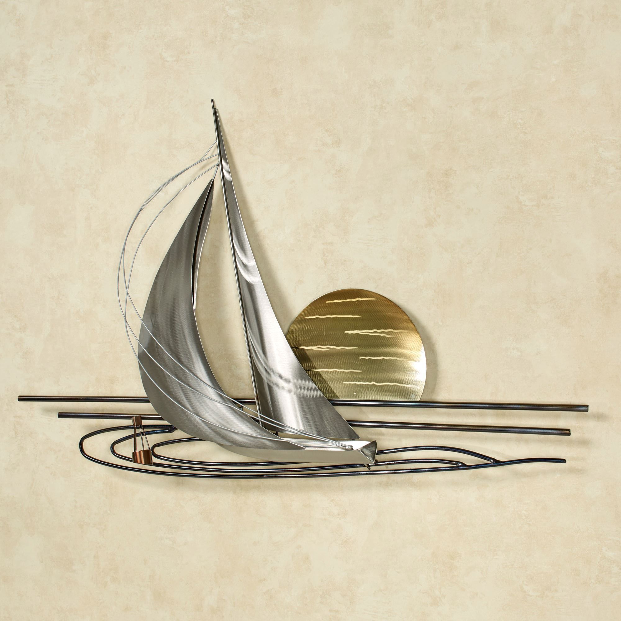 Sails At Sunset Metal Wall Sculpture Within Ocean Metal Wall Art (View 11 of 15)