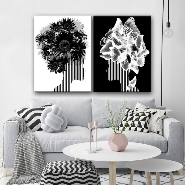 Shop Ready2Hangart Wrapped Canvas 'Mod Swag Ii' 2 Piece Wall Decor – On Inside 2 Piece Circle Wall Art (View 15 of 15)
