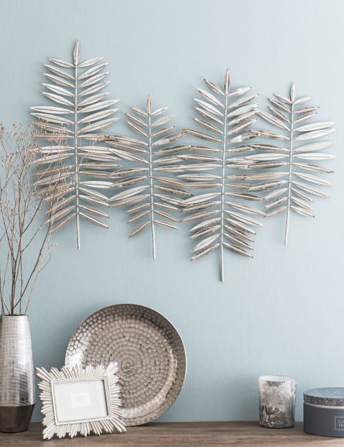 Silver Metal Branch Wall Art 83x62 | Maisons Du Monde With Regard To Branches Metal Wall Art (View 14 of 15)