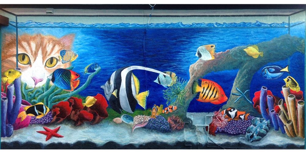 Star Arts Studio | Suzanne Gayle | Mural | Art | Hayward California Regarding Aquarium Wall Art (View 13 of 15)