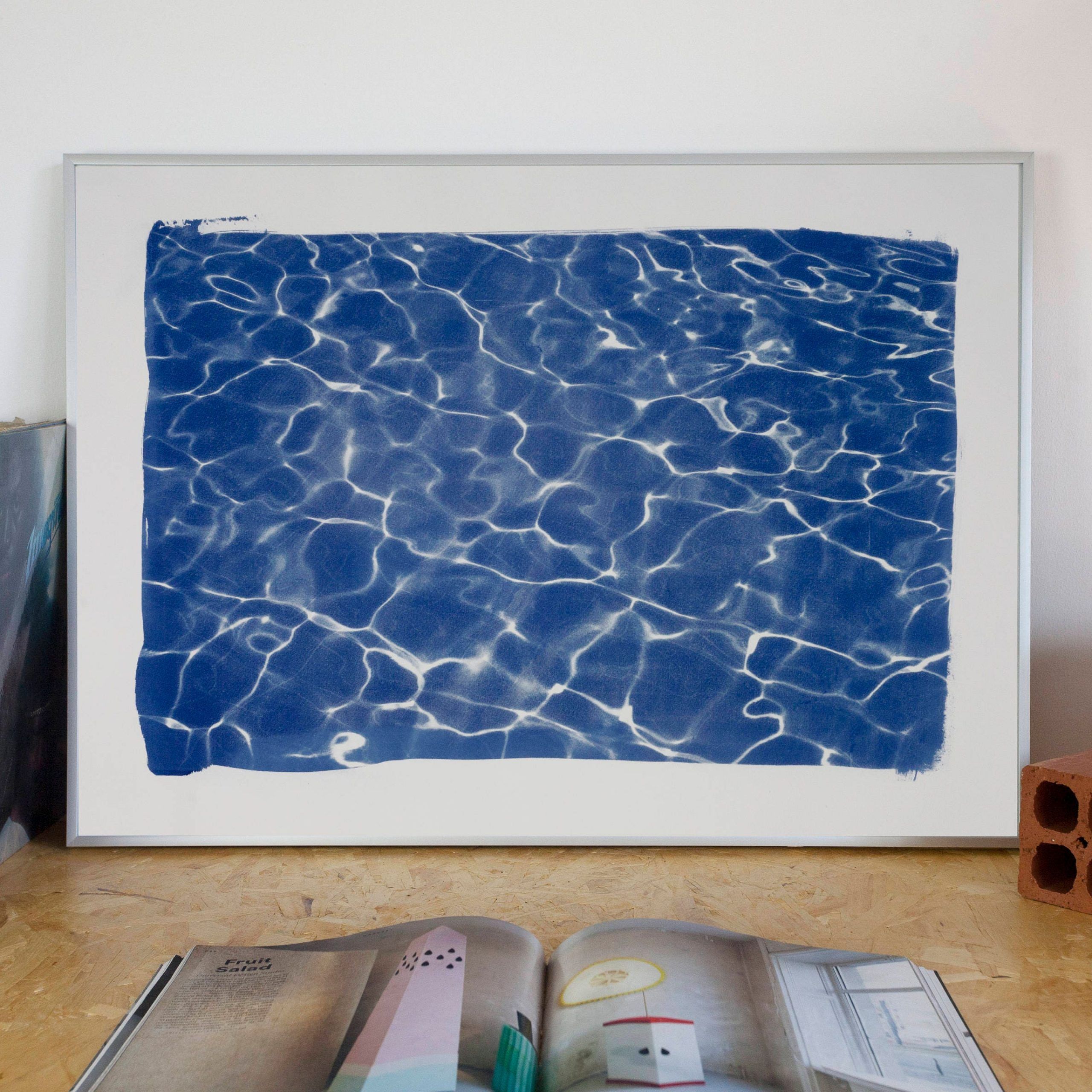 Swimming Pool Water Reflection Art, Wall Art Swimming Pool Decoration Within Reflection Wall Art (View 11 of 15)