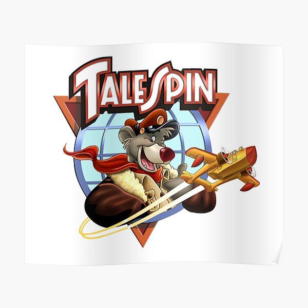 Talespin Posters | Redbubble With Tail Spin Wall Art (View 15 of 15)