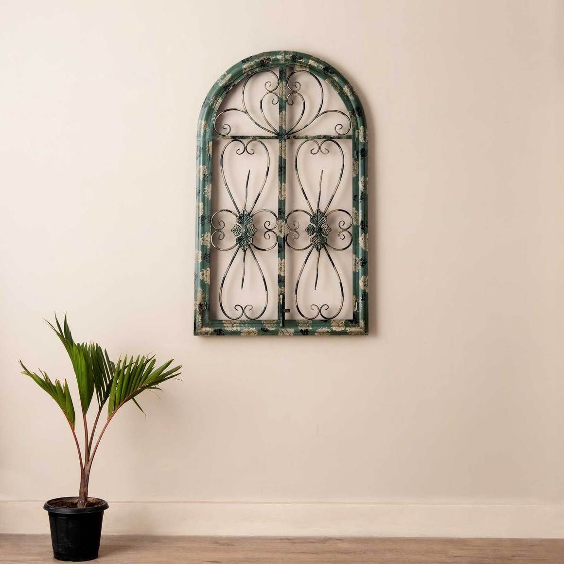 'the Arch' Rustic Window Wall Display | Sculptures, Metal Wall Intended For Arched Metal Wall Art (View 1 of 15)
