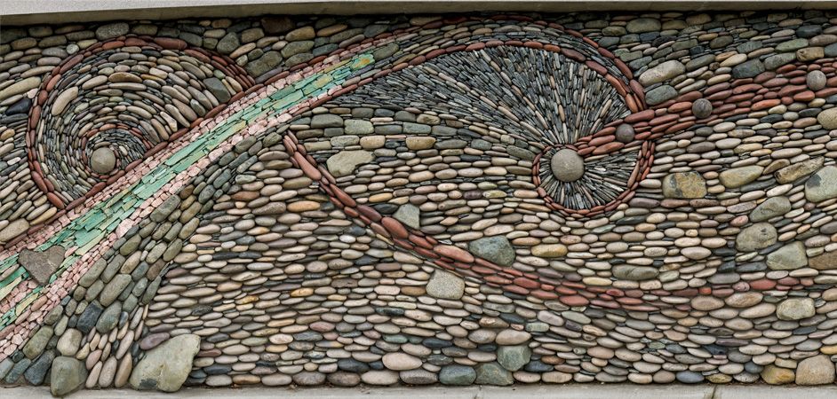 The Gorgeous, Swirling Beauty Of A Flowing Stone Wall With Regard To Stones Wall Art (View 8 of 15)