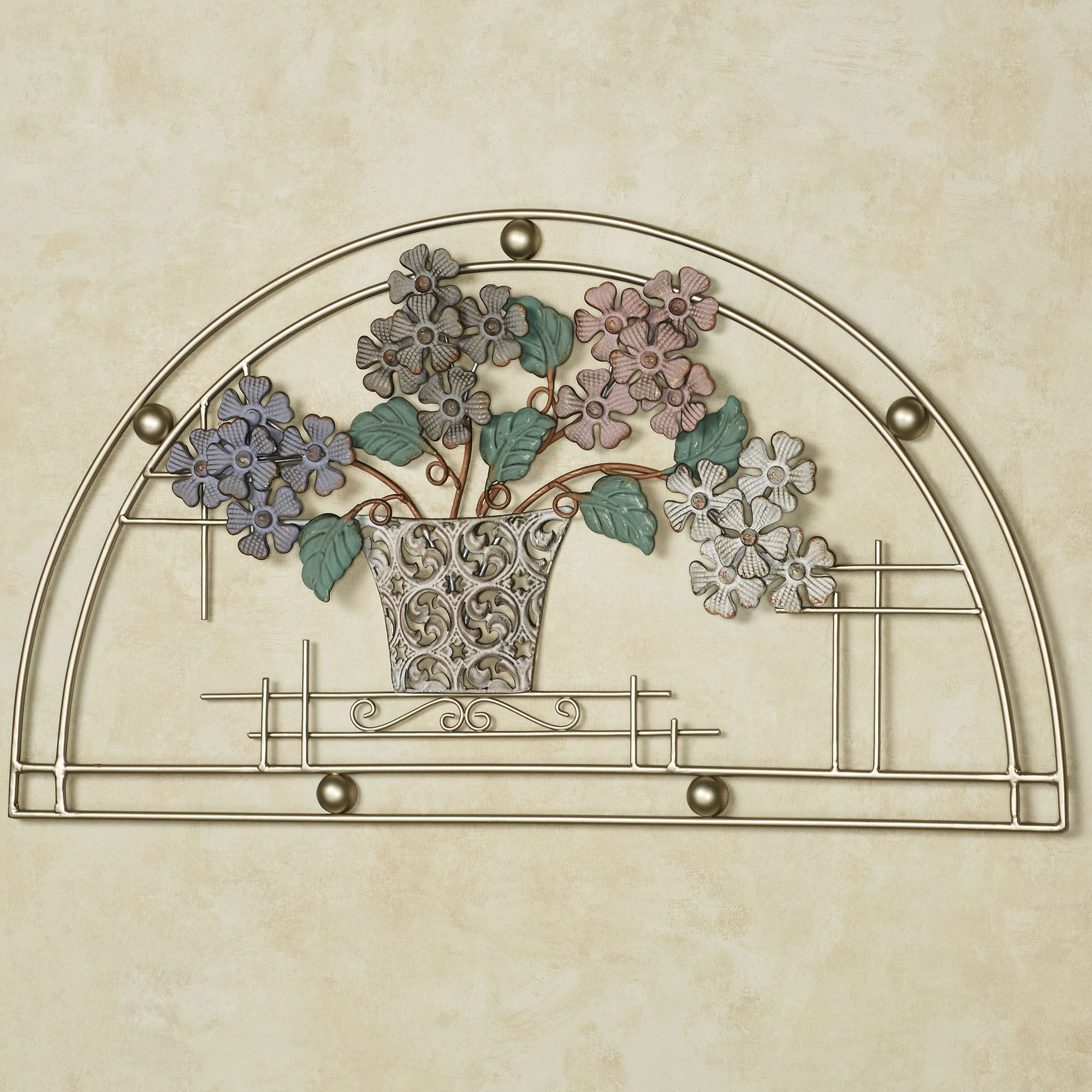 Through The Window Arched Floral Metal Wall Art Throughout Arched Metal Wall Art (View 7 of 15)